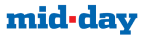 Mid-Day logo featuring bold blue and red text.