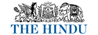 The Hindu logo featuring black serif text with crest emblem.