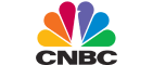 CNBC logo featuring colorful peacock icon and bold text