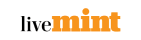 LiveMint logo featuring black and orange text on a white background