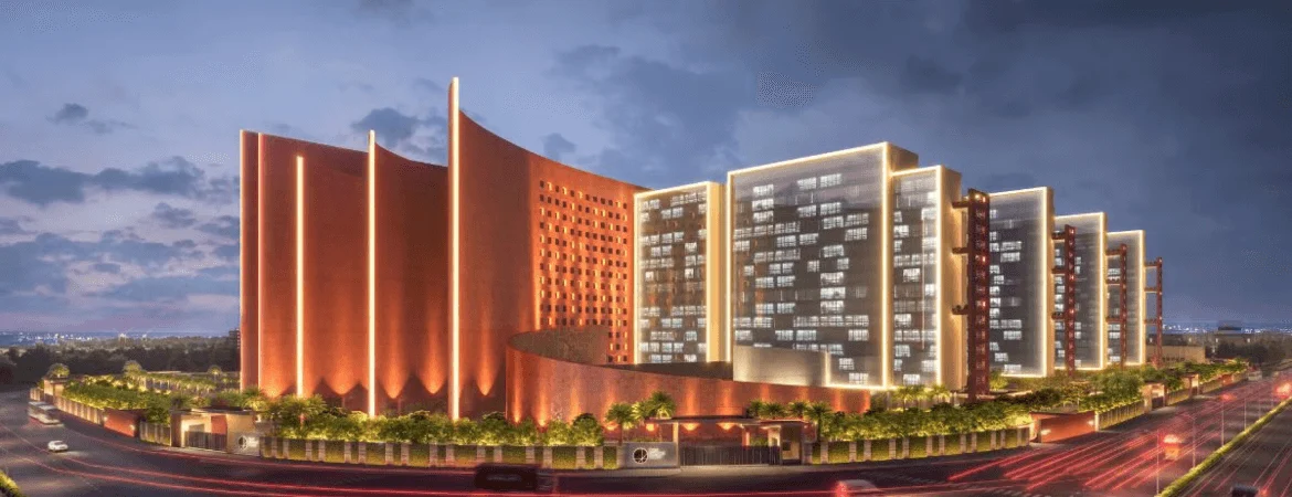 Surat Diamond Bourse, world’s largest office complex in Surat, Gujarat, India showcasing modern architecture and thriving diamond industry hub.