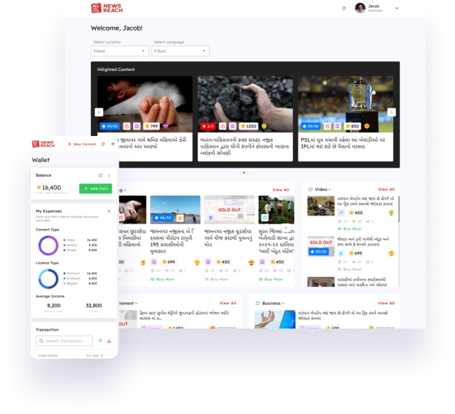 NewsReach marketplace image